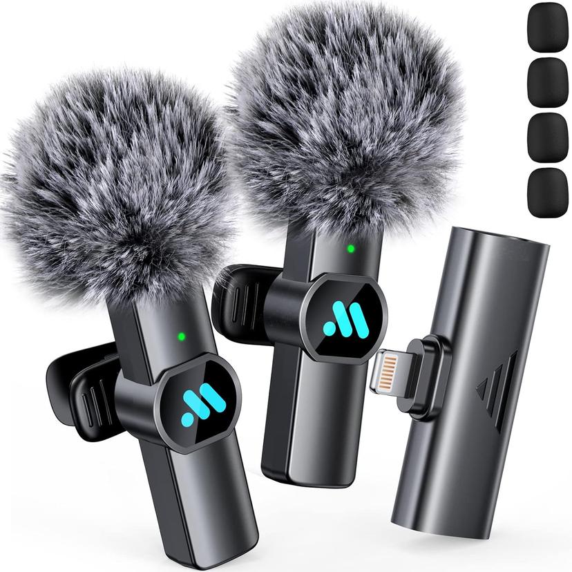 Deal! Leettus 2pcs Lavalier Microphone for iPhone for Only £12.5 (50% off Code)