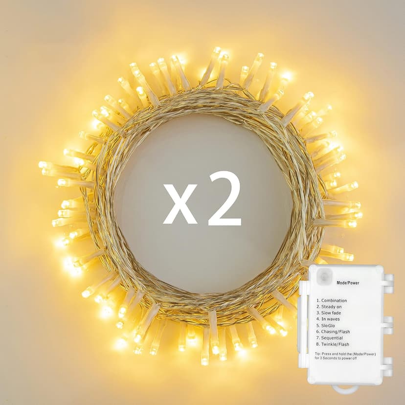 Deal Alert! Koopower 2 Pack 5m 50 LED Fairy Lights for £4.99