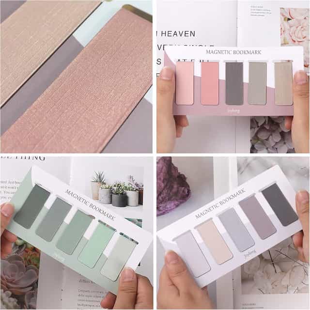 Joyberg 15 Pcs Bookmark, Magnetic Bookmarks for Women, Men, Book Lovers, Page Markers for Students Teachers Reading (Misty, Ocean, Emerald)4 Joyberg 15 Pcs Bookmark, Magnetic Bookmarks for Women, Men, Book Lovers, Page Markers for Students Teachers Reading (Misty, Ocean, Emerald)